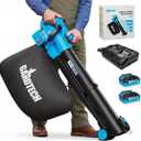 3-in-1 Electric Leaf Blower Vacuum Mulcher Cordless with 45L Bag for Yard