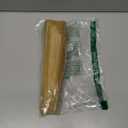 SHACOS Round Table Placemats Wedge Placemat Set of 4 Non Slip Heat Resistant Woven Vinyl Metallic Golden Table Mats Wipe Clean Indoor Outdoor (4, Gold)