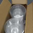 Panxxsen 50 Pack 12oz Plastic Parfait Cups with Dome Lids,Yogurt Parfait Cups with Sporks,Clear Plastic Cup with Dome Lids(No Hole) for Yogurt,Dessert,Ice Cream,Cupcake,Snacks,Pudding,Fruits