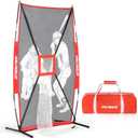 Baseball Softball Batter Dummy,Pitching Training Mannequin,Pitching Aid for Improved Accuracy (Red)