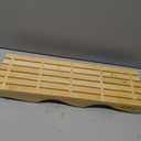 X-Large In-Drawer Bamboo Knife Block: 15 Slot (Holds 12-15 Knives) Empty Wooden Knife Holder for Kitchen Drawers - Cutlery Tray Organizer & Storage