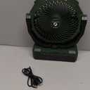 FRIZCOL 3-in-1 Camping Fan - Portable Fans Rechargeable - 24000mAh Battery Powered Fan with Light & Remote for Indoor, Outdoor, Tent, Travel, Fishing, Jobsite, Gifts for Men Dad Him - Green