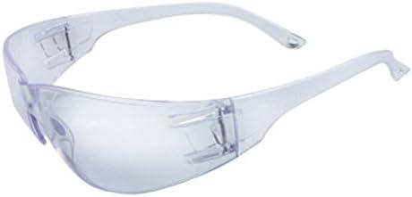 Radnor Classic Series Safety Glasses With Clear Frame And Clear Polycarbonate Anti-Scratch Lens
