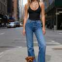 95% Cotton V Neck Crop Ribbed Knit Tank Tops for Women Summer Going Out Camisole Tops Casual Layering Cami Shirts Black M