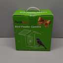 Bird Feeder with Camera Solar Powered, AI Identify & Auto Capture with 32GB Card, 2K HD Live Video Smart Bird Feeder Camera Instant Notifications in Backyard, Gift for Bird Lovers (Green)