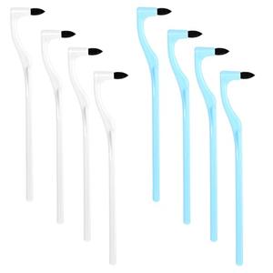 7 Pcs Tooth Stain Eraser Tartar Polisher Stain Removers Dental Plaque Tartar Eraser Plaque Tool Professional Dental Picks Cleaning Professional Tools Teeth Cleaning Kit for Oral Care White and Blue