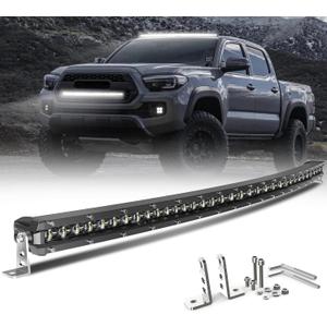 CO LIGHT Led Light Bar Curved 38 Inch Single Row Lightbar Automotive Spot Flood Combo Beam 12v Driving Fog Lamp Roof Bumper Off Road Compatible ATV Utv Boat