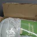 Ultra Soft Full Size Mattress Topper - Viscose Made from Bamboo Pillow Top Mattress Pad for Back Pain Relief - Naturally Cooling for Hot Sleepers, Green