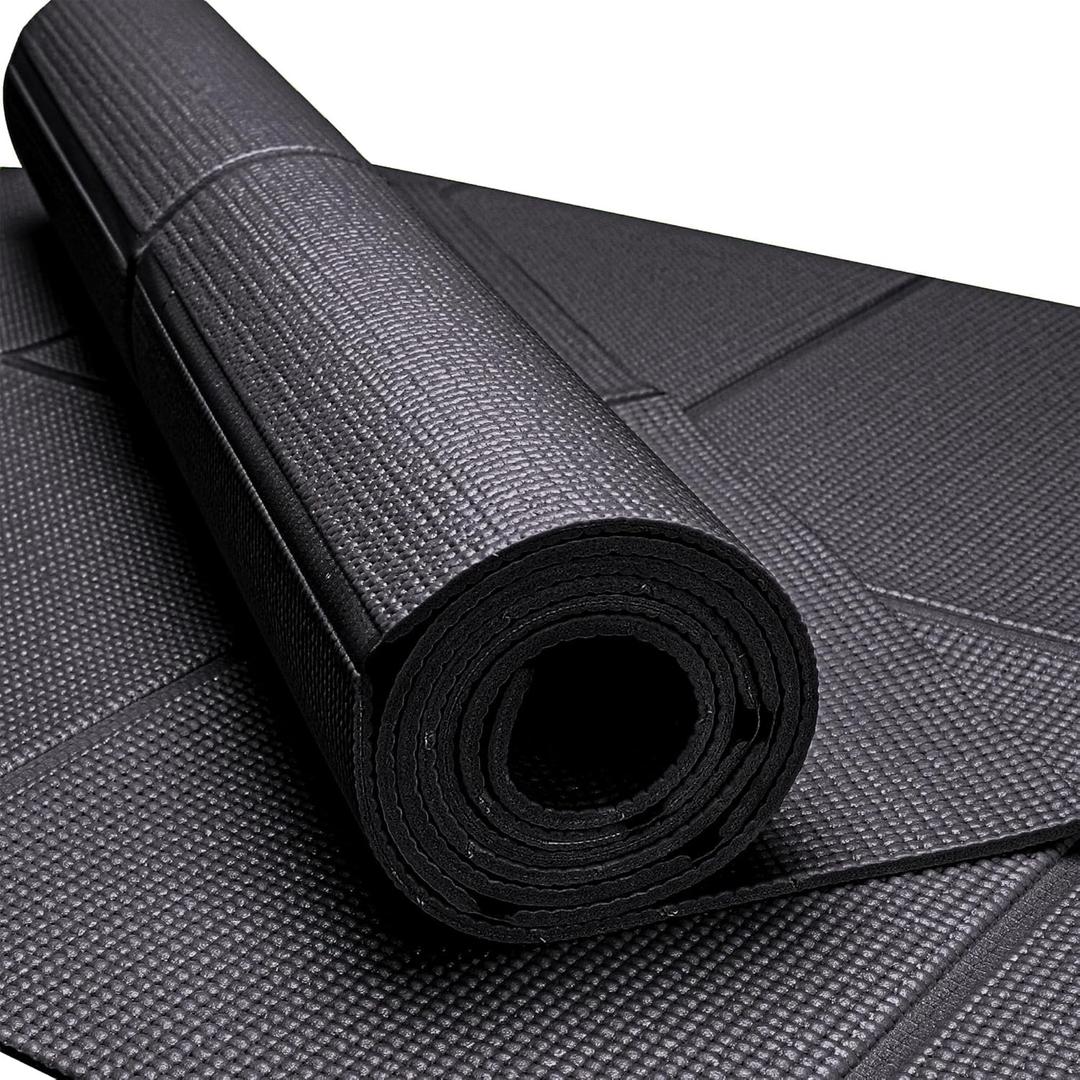 Black Shelf Liner for Under Sink - 5 mm Thick Strong Grip Non-Slip Large Toolbox Drawer Mat for Wire Shelving Cabinet - 24 in Wide  68 Inch