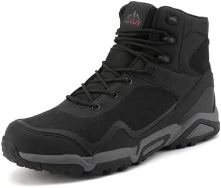 NORTIV 8 Men's Mid Waterproof Hiking Boots Outdoor Lightweight Trekking Mountaineering Camping Shoes Size 6.5