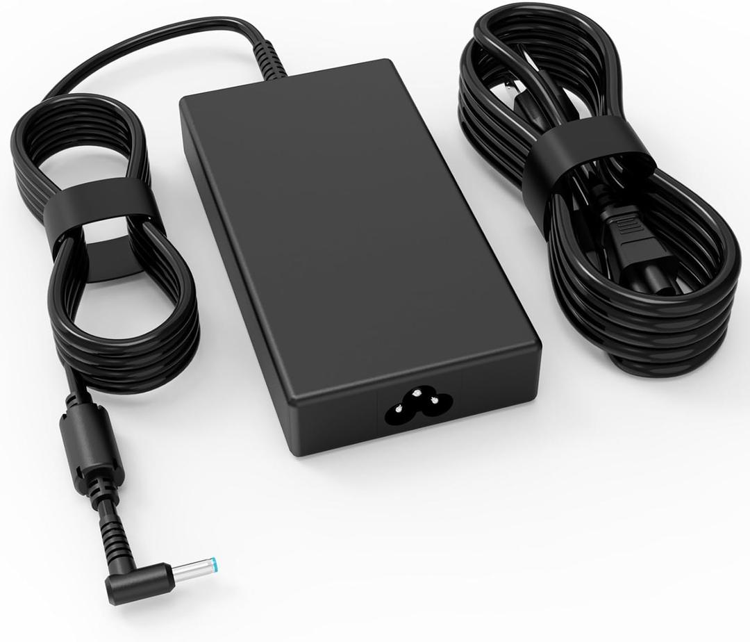 120W 19.5V 6.15A AC Charger for HP USB-C Dock G5 5TW10UT 5TW10AA USB-C/A Universal Dock G2 5TW13AA Envy 15 17 Series Omen 15-5000 5100 5200 710415-001 L41856-001 Power Supply Adapter Cord