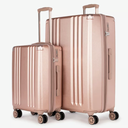 Ambeur 2-Piece Luggage Set in Rose Gold