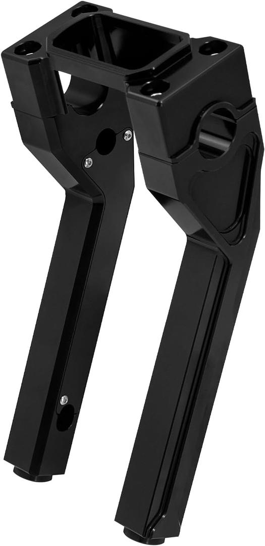 Motorcycle Handlebar Risers Clamp 10 inch Handle Bar Riser Extension Kit Fit For Harley Softail Sport Glide Street Bob Lowrider ST FXST 2018-later (Black)