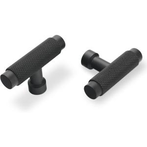 10 Pack Matte Black Kitchen Cabinet Knobs Black Knurled Drawer Knobs Kitchen Hardware