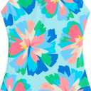 Kanu Surf Girls' Hurricane Beach Sport UPF 50 One Piece Swimsuit (3T, Kiana Blue)