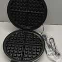 Cuisinart Waffle Maker, 1250W Round Classic Waffle Iron, 5Setting Adjustable Browning Control, WMRCANAS, Brushed Stainless