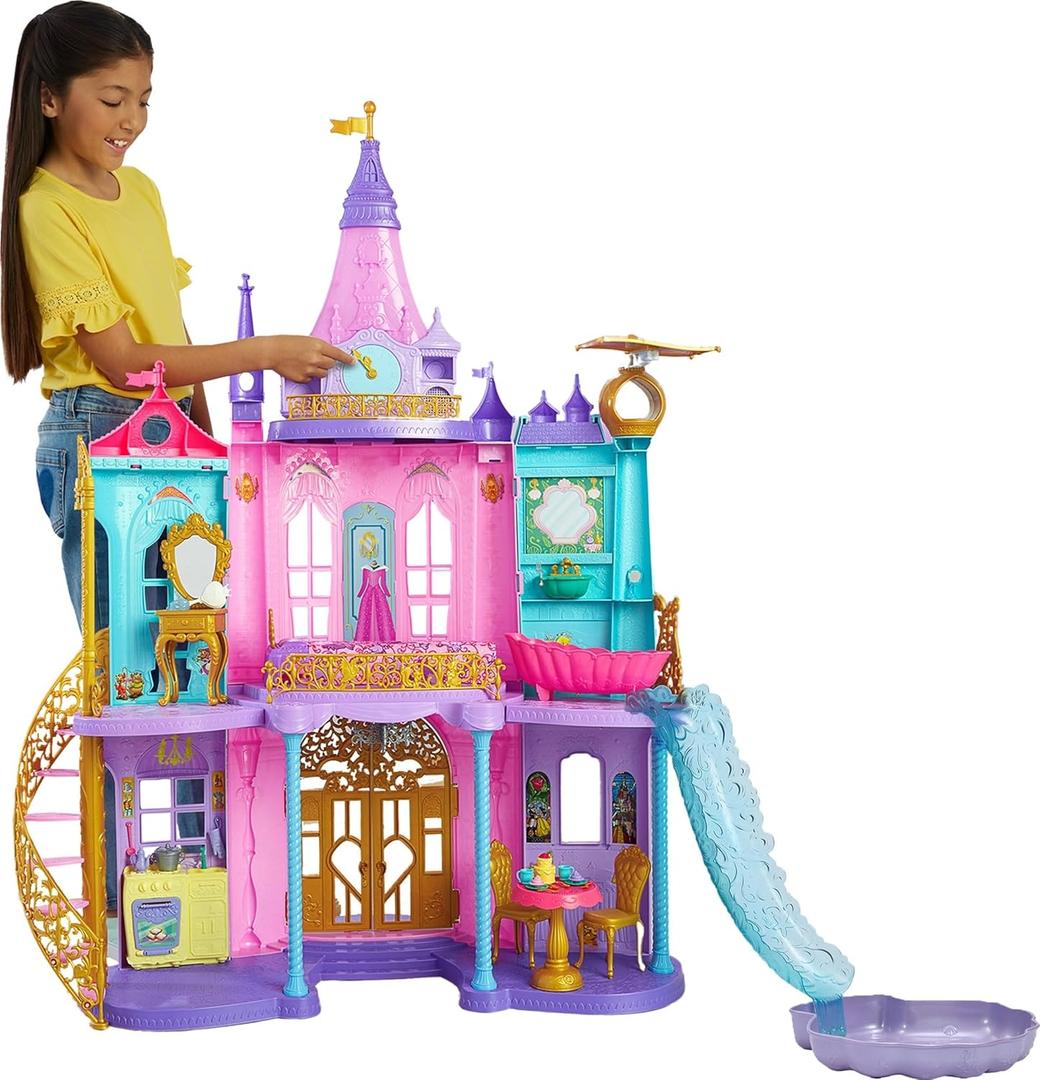 Mattel Disney Princess Ultimate Castle, 4 Ft Tall w/ Lights & Sounds