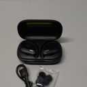 Wireless Earbuds Bluetooth 5.3 Headphones 90 Hrs Playtime Ear buds with Wireless Charging Case Power Display Over-ear Earphones with Earhooks Waterproof Stereo Headset for Android phone Workout Black