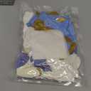 Archloon 156pcs Dusty Blue Balloon Garland Arch Kit, Different Sizes 18 12 10 5 inch Blue White Sand Latex Metallic Confetti Gold Balloons for Boys Birthday Boho Baby Shower Party Decoration Supplies