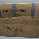 Stainless Steel Litter Box Extra Large for Big Cats Multi-Cats, Jumbo Extra Large Metal Cat Litter Box with High Sided Lid, Anti-Urine Leakage, Non-Stick,Include Litter Scoop