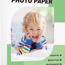Koala Semi-Gloss Photo Paper 8.5X14 Inches 100 Sheets for Inkjet and Laser Printers Use DYE INK 48LB 180gsm Legal Size Professional Paper