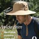 FURTALK Sun Hats for Men Fishing Hat UPF 80+ Foldable Wide Brim Outdoor Hiking Beach Summer Hats