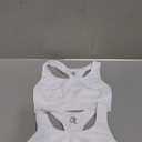 Champion Women's The Infinity Racerback Sports Bra (White, Medium) 2 Pack