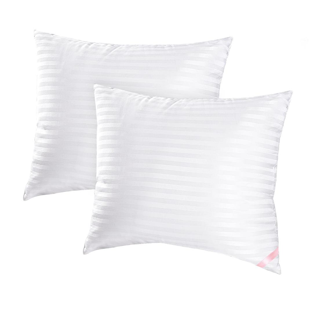 EIUE Throw Pillow Inserts, Machine Washable Pillows, Premium Polyester Fiber Fill for Sofa Bed & Decorative Cushions (White, 20x20inch)