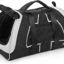 Sherpa Forma Frame Crash-Tested Travel Pet Carrier, Airline Approved On Board - Black, Medium