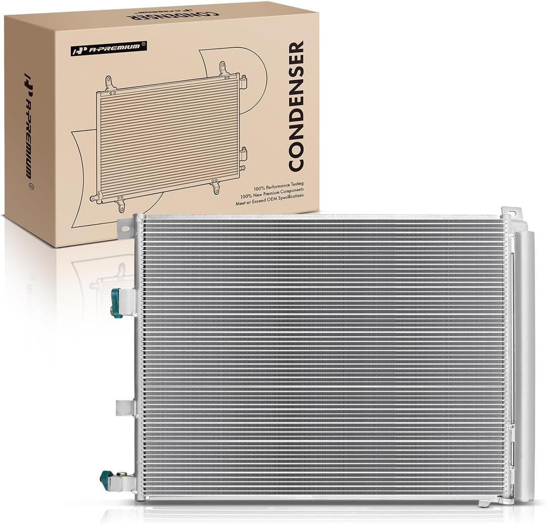 A-Premium Air Conditioning A/C Condenser Compatible with Nissan Sentra 2013-2019 L4 1.8L, Replace# 4230, 921003SH0A