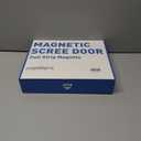 Magnetic Thermal Insulated Door Curtain Fits Door Size 36" x 82", Curtain Size 38" x 83", Thicker Layered Fabric Insulated Door Cover, Keep Warm Winter & Cool Summer, Dark Grey Fabric