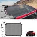 Mesh Sunshade Compatible with Ford Bronco 4 Door Accessories 2025 2024 2023 2022 2021, Bimini Top Sun Shade Bikini Top Cover Blocks UV Leaves Mosquitoes