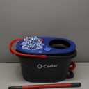O-Cedar RinseClean Spin Mop & Bucket System | Clean with Clean Water | Removes 99% of Bacteria