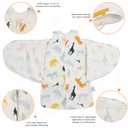 Swaddle-Blanket Baby Girl & Boy Swaddles Newborn Infant Transition 100% Cotton Wrap Blankets, 3-Way Adjustable Wearable Blanket, TOG 1.0 (Colorful Zoo, 3-6 Month)