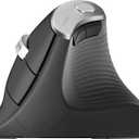 Nulea M510 Vertical Mouse Wireless, Ergonomic Mouse for Comfy Tracking, 3 Adjustable DPI (800-1200-1600), 2.4G Wireless Vertical Mouse with 6 Buttons, Compatible with Windows, Mac OS, Laptop, PC, Grey