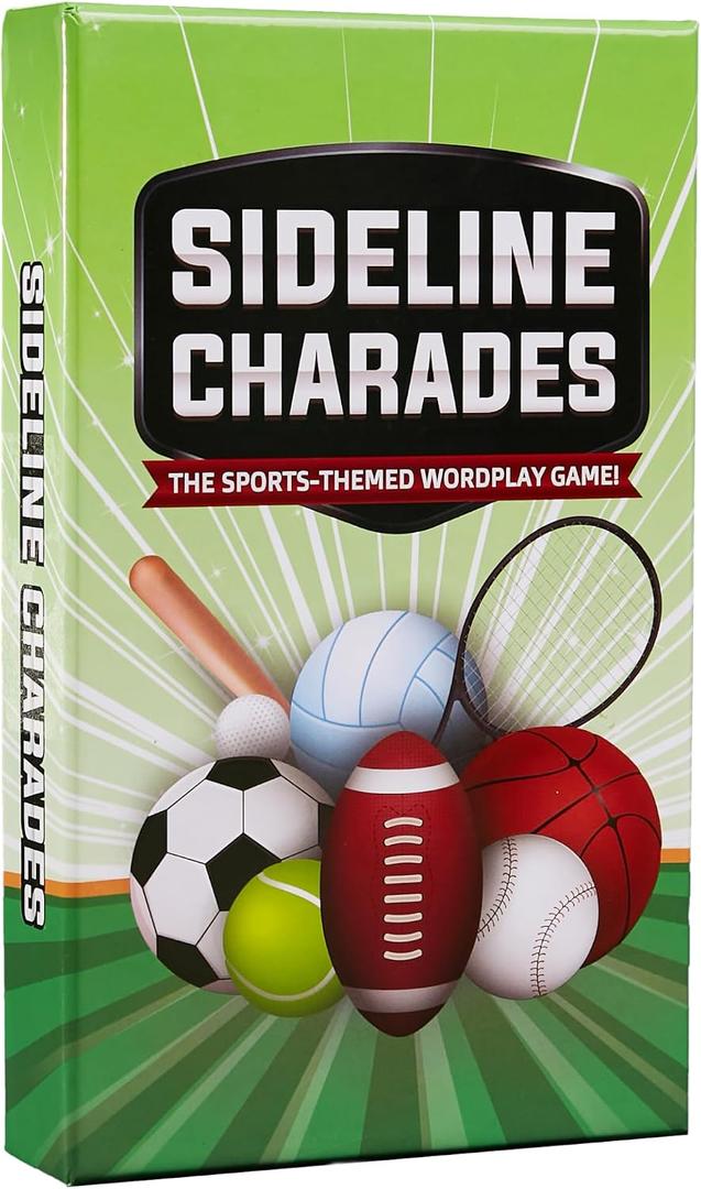2 x Sideline Charades - Sports Word Play Game | 4+ Players | Sports Pregame and Tailgate | Family Games | Ages 14+ |