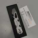 EDC Pry Bar Multitool with Bi-Directional Ratchet Screwdriver & Everlasting Pen, Wrenches, Crowbar, Bottle and Box Openers - Your Versatile Companion for Everyday Carry and Camping Accessories