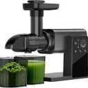 Cold Press Juicer Machines, Slow Masticating Juicers with LED Smart Touch Screen, Professional Extractor for Leafy Greens, Kale & Fibrous Vegetables, 2 Modes & Reverse, BPA-Free
