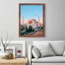 BESCRCL 18x24 Poster Frame, Picture Frames for Wall, Single, Brown