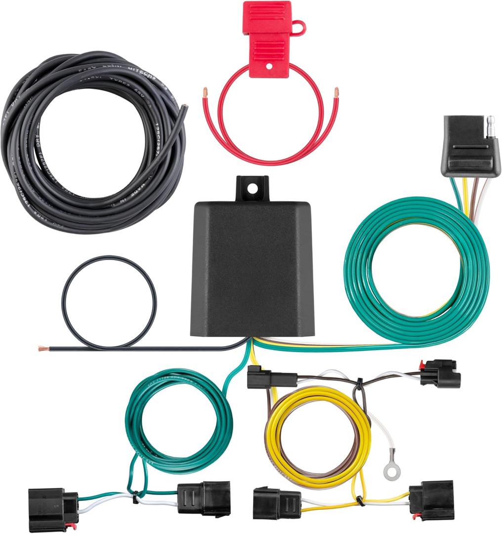 CURT 56426 Vehicle-Side Custom 4-Pin Trailer Wiring Harness, Fits Select Jeep Grand Cherokee