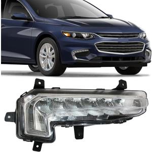 Fog Lights Fit For 2016-2018 Malibu LED DRL LH Daytime Running Lamp Replacement
