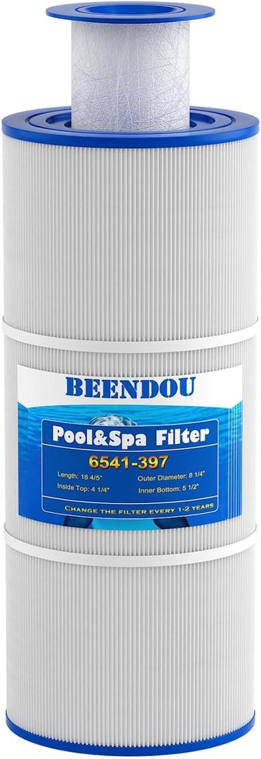 6541-397 Pool Spa Filter Cartridge,Compatible with Sundance Spa Filter 880 Series, Outer Filter # 6473-165 with Inner Filter # 6473-164,80 sq,880 Spa Filter,Sundance 880 Spa Filter