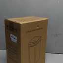 Anborry Bathroom Trash Cans with Lid 2 Pack 2.2 Gallon Touchless Automatic Motion Sensor Small Slim Garbage Can, Smart Electric Narrow Garbage Bin for Bedroom Office Kitchen (White)