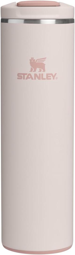 STANLEY Transit FlipTop Mug | Leakproof Coffee Travel Cup | Vacuum Insulated Stainless Steel | Stays Hot or Cold for Hours | BPA-Free | 16 oz | Rose Quartz