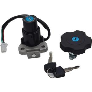 Ignition Switch Fuel Gas Tank Cap Cover Key Compatible for Yamaha XT600 TW200 XT225 DT200 DT200R
