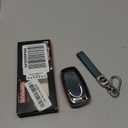 MILD EAST For Ford Key Fob Cover with Keychain, Soft TPU Key Case Shell Full Protection for Ford Explorer Fusion Escape Edge Expedition F150 F250 F350 F450 F550 Maverick Mustang(Blue)
