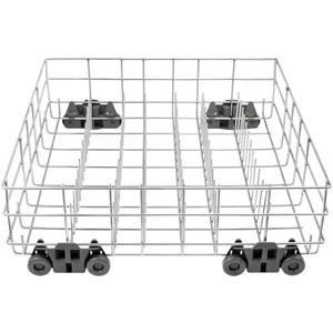 Upgraded W10311986 W10380384 Dishwasher Rack, W11158802 Dishwasher Lower Dishrack with 4 Lower level rack wheels, replacement for Whirlpool Dishwasher, 20.5" x 20.5" x 5.9" Material Upgrade