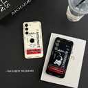 Yonds Queen for Samsung Galaxy S22 Cute Case, Cartoon Astronaut Space Moon Rocket Design Stylish Bumper Cover Women Girls Protective Shockproof Fashion Case (White, Samsung Galaxy S22)