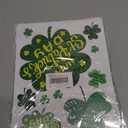 3 x St Patricks Day Window Clings 112 PCS - Shamrock Window Stickers Lucky Clover Static Stickers, Irish Decor for St Patty's Day Indoor Party Accessories Decorations Set