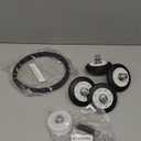 Upgraded Dryer Repair Kit Compatible with LG Kenmore Dryers Includes Dryer Drum Roller,Dryer Belt,Idler Pulley & Spring Dryer Roller Replacement Kit